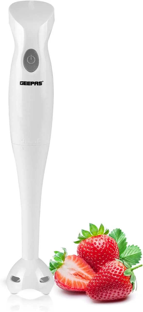 مخلوط کن دستی جیپاس، 2 سرعته، تیغه استیل ضد زنگ، GHB5467 | مخلوط کن دستی غوطه وری مجموعه غذا با میله جداشدنی | ایده آل برای اسموتی، شیک، آسیاب کردن مواد و میوه ها