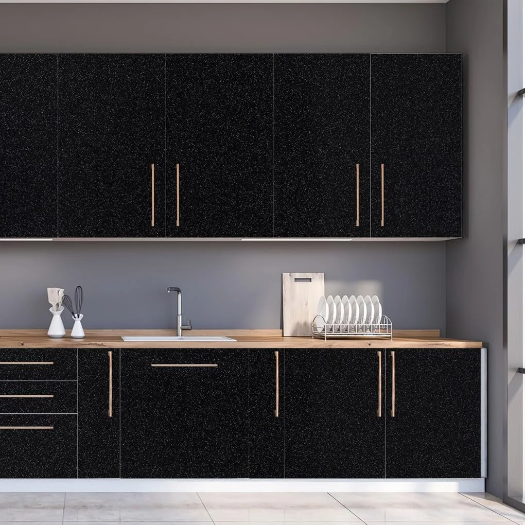 کاغذ دیواری وینیل براق دکور دیوار آرتهوم، 45x310 سانتی متر، مشکی کاغذ دیواری وینیل براق دکور دیوار آرتهوم، 45x310 سانتی متر، مشکی