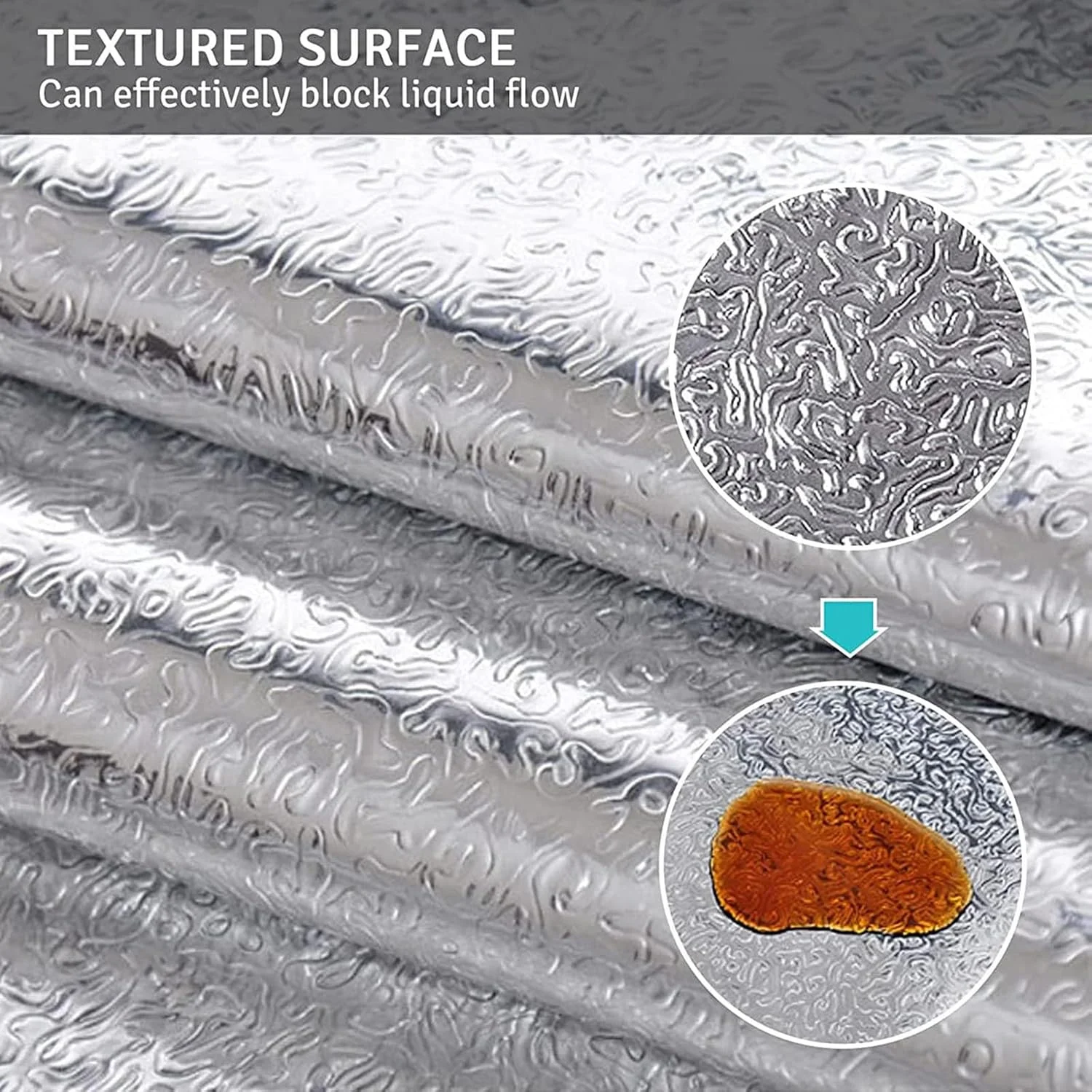 برچسب های کاغذ دیواری بین کابینتی آشپزخانه CHANMOL، برچسب های فویل آلومینیومی خود چسب ضد روغن و ضد آب برای اجاق گاز - 39.6x297 سانتی متر cm092، طرح 1