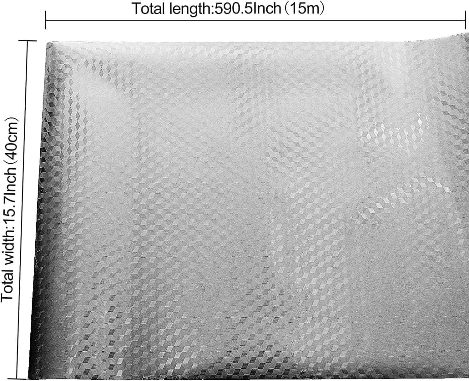 برچسب کاغذ دیواری برای دیوارپوش آشپزخانه، فویل آلومینیومی، برچسب آشپزخانه، خود چسب، مقاوم در برابر درجه حرارت بالا، برای کشو، کابینت، روکش قفسه، 40 سانتی متر در 2 متر
