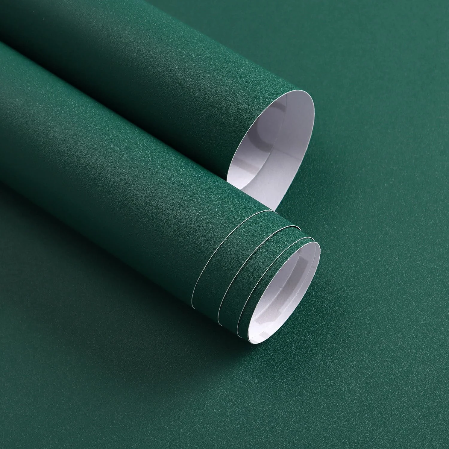 کاغذ دیواری سبز تیره Froluya، طرح پوست کندنی، 40 سانتی متر در 200 سانتی متر، کاغذ روکش مات، قابل جابجایی، ضد آب، خود چسب، مناسب برای کابینت، اتاق خواب و حمام