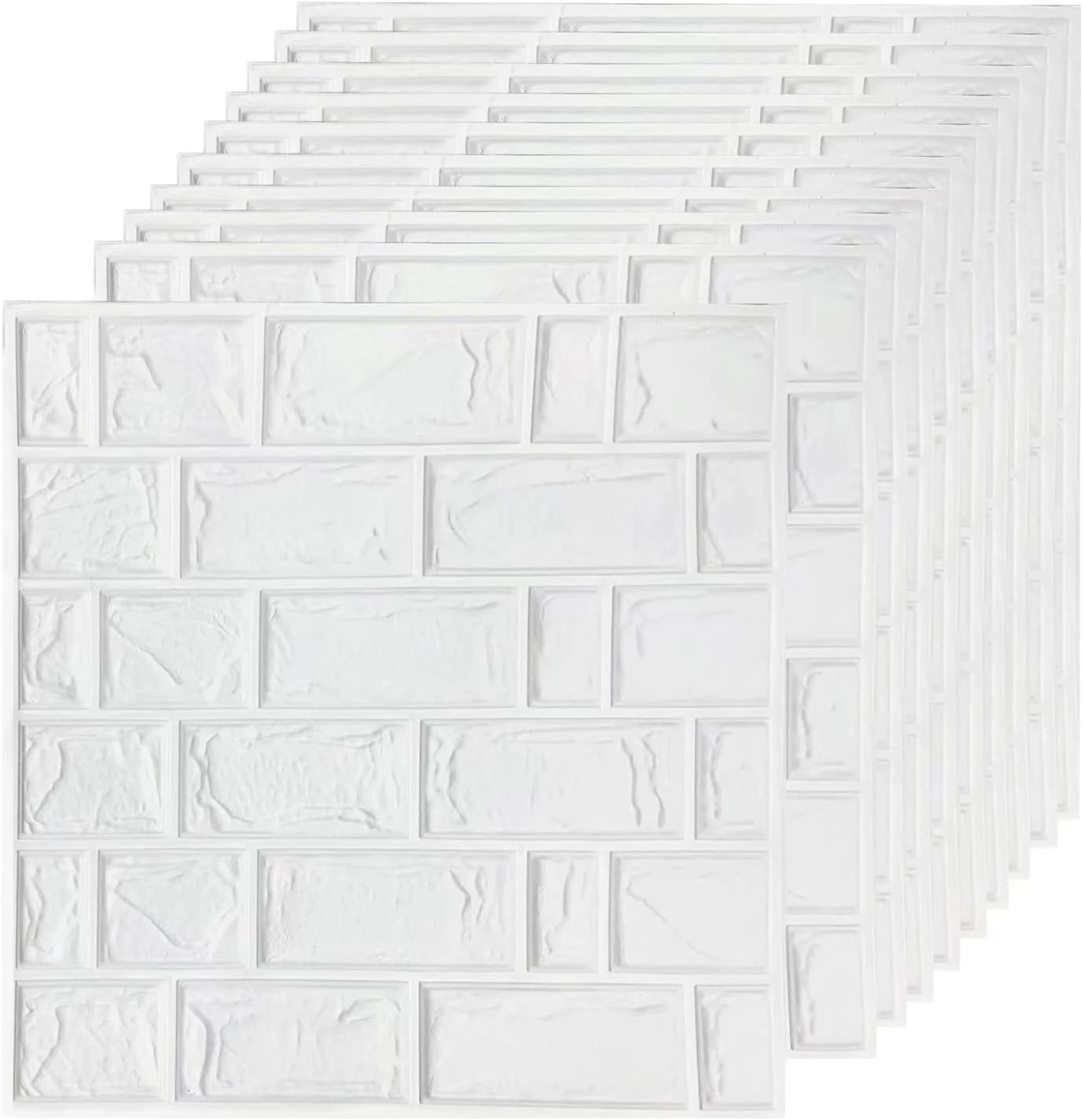 برچسب دیواری سه بعدی Gzqqyn، 30 عدد، طرح آجر سفید، خودچسب، ضد آب، فوم پلی اتیلن مناسب برای دیوار تلویزیون، اتاق نشیمن و دکوراسیون منزل برچسب دیواری سه بعدی Gzqqyn، 30 عدد، طرح آجر سفید، خودچسب، ضد آب، فوم پلی اتیلن مناسب برای دیوار تلویزیون، اتاق نشیمن و دکوراسیون منزل