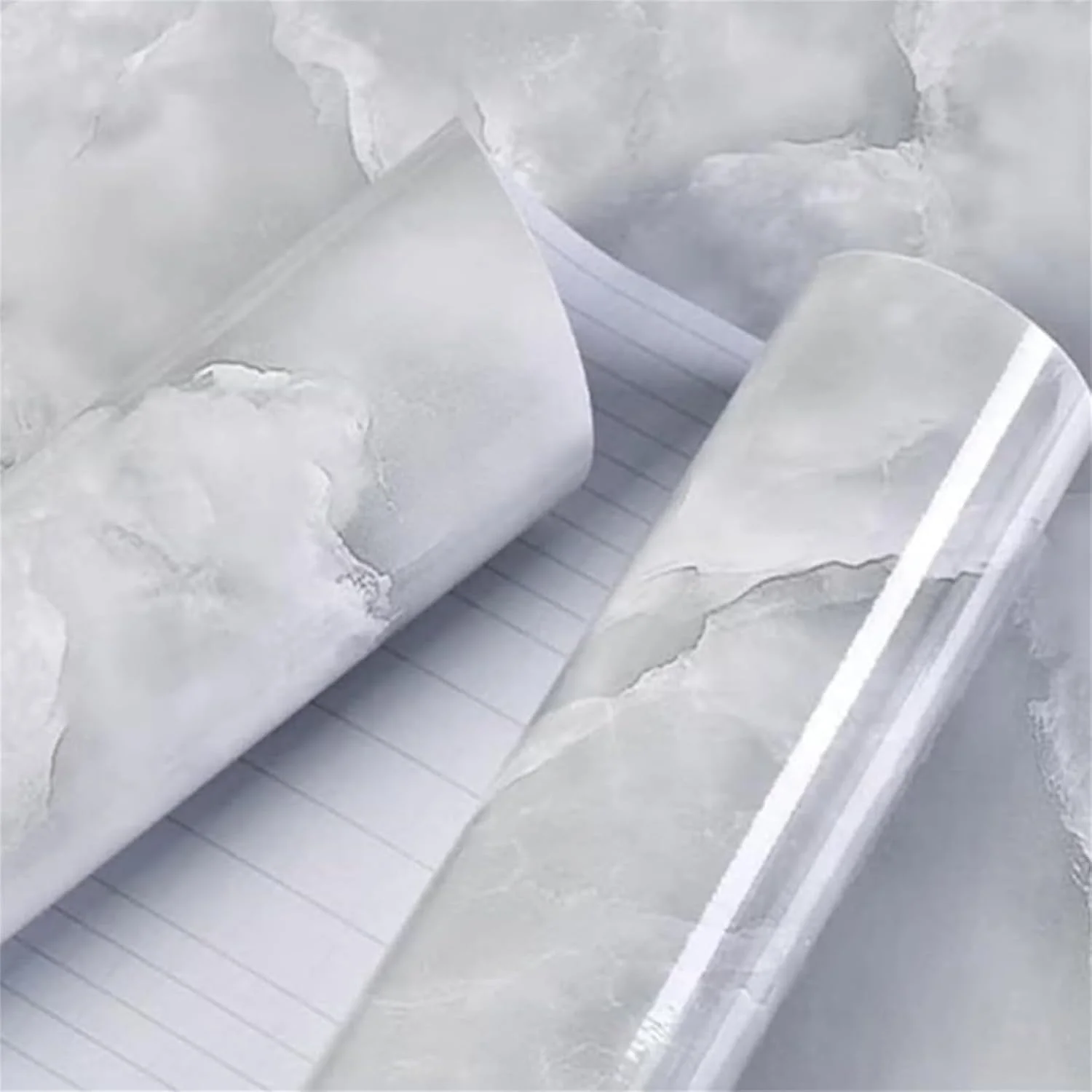 کاغذ دیواری طرح مرمر خود چسب، کاغذ گرانیتی ضد آب، مناسب پوشش سطوح، روکش مبلمان قدیمی، کانتر، آستر قفسه آشپزخانه (60x200 سانتی متر)