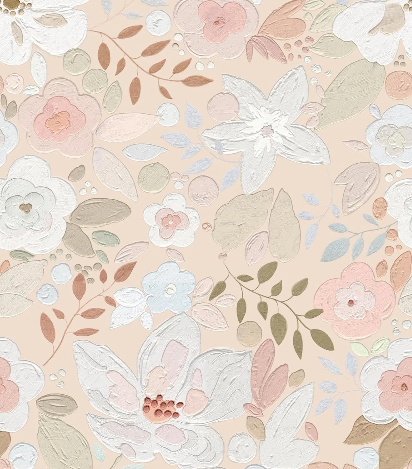 کاغذ دیواری گلدار ضد آب Homya، کاغذ دیواری بوهمی قدیمی، رول وینیل تزئینی برای دیوار و کانتر (44W x 500L cm) کاغذ دیواری گلدار ضد آب Homya، کاغذ دیواری بوهمی قدیمی، رول وینیل تزئینی برای دیوار و کانتر (44W x 500L cm)