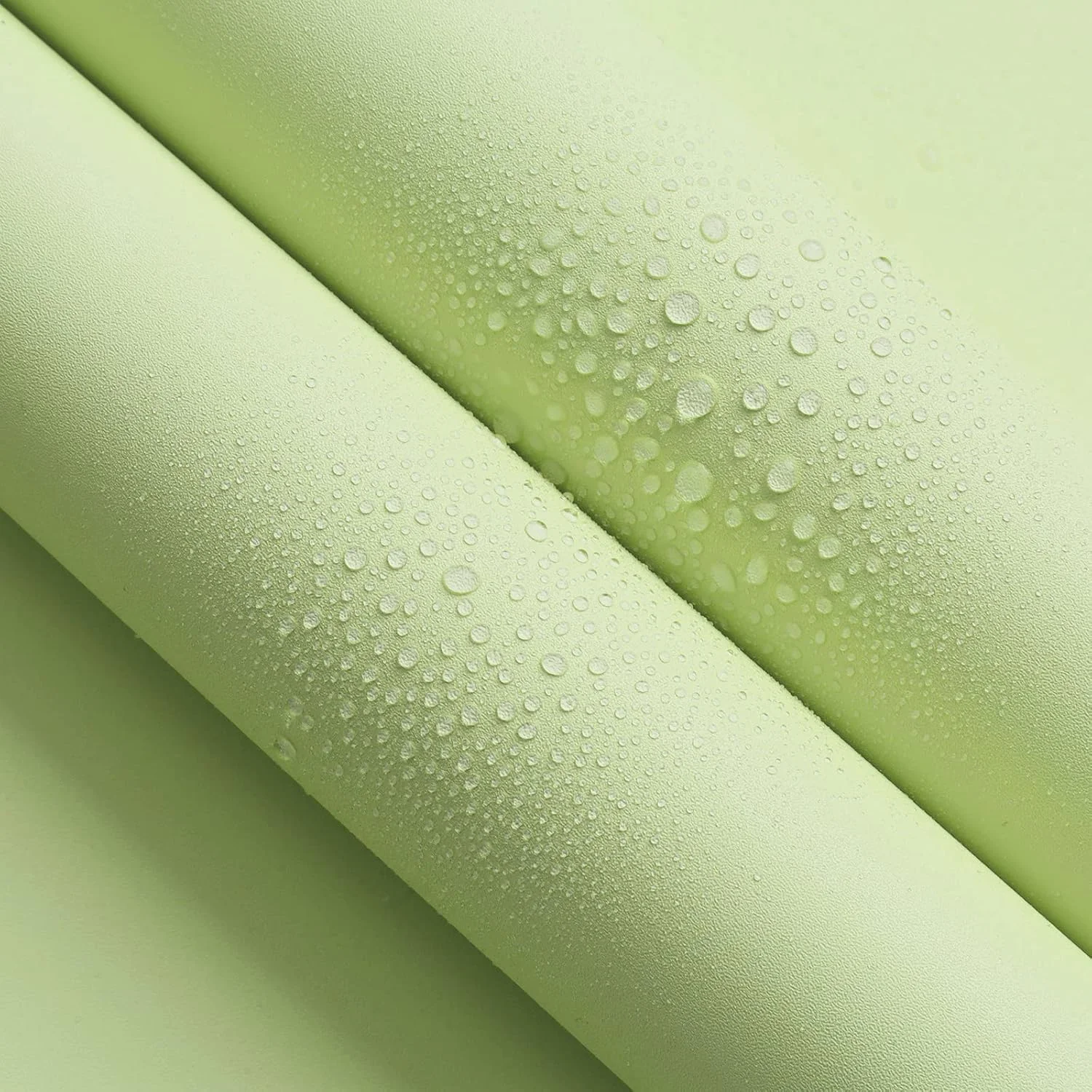 کاغذ دیواری سبز روشن یکدست HeloHo، بافت مات، خود چسب، قابل جابجایی، ضد آب، مناسب دکور اتاق نشیمن و اتاق خواب، 300 در 40 سانتی متر