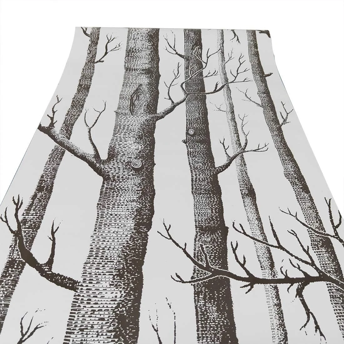 کاغذ دیواری طرح شاخه درخت JLHOUSE 1084-3، ضد آب، چسبی، قابل جابجایی، مناسب برای اتاق خواب، نشیمن، دیوار و سطوح، 45 سانتی متر در 300 سانتی متر