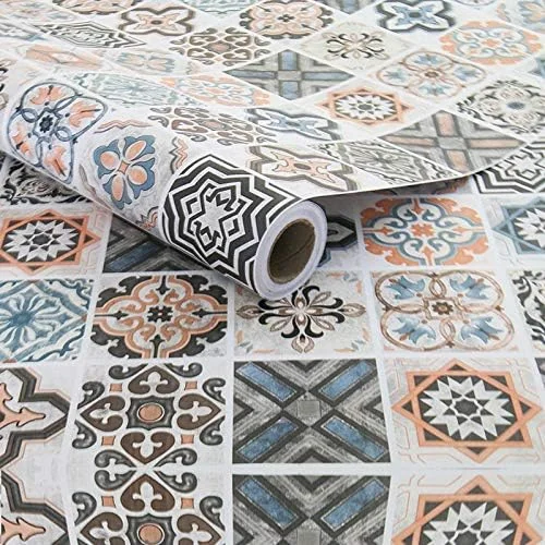 برچسب دیواری طرح کاشی قدیمی Loloty، کاغذ دیواری خودچسب، ضد آب و ضد روغن، مناسب برای دکوراسیون دیوار اتاق نشیمن، حمام و آشپزخانه برچسب دیواری طرح کاشی قدیمی Loloty، کاغذ دیواری خودچسب، ضد آب و ضد روغن، مناسب برای دکوراسیون دیوار اتاق نشیمن، حمام و آشپزخانه