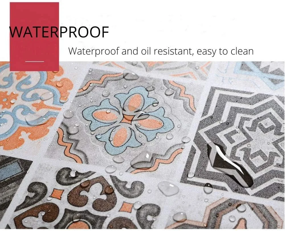 برچسب دیواری طرح کاشی قدیمی Loloty، کاغذ دیواری خودچسب، ضد آب و ضد روغن، مناسب برای دکوراسیون دیوار اتاق نشیمن، حمام و آشپزخانه برچسب دیواری طرح کاشی قدیمی Loloty، کاغذ دیواری خودچسب، ضد آب و ضد روغن، مناسب برای دکوراسیون دیوار اتاق نشیمن، حمام و آشپزخانه