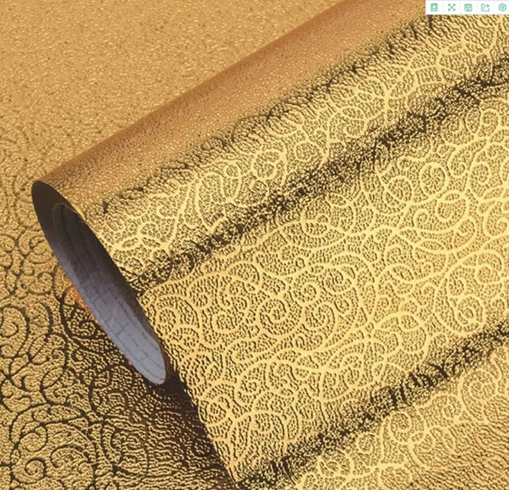 برچسب های کاغذ دیواری بین کابینتی آشپزخانه Mumoo Bear، برچسب های فویل آلومینیومی خود چسب ضد روغن و ضد آب برای اجاق گاز - 40 * 300 سانتی متر (طرح طلایی) برچسب های کاغذ دیواری بین کابینتی آشپزخانه Mumoo Bear، برچسب های فویل آلومینیومی خود چسب ضد روغن و ضد آب برای اجاق گاز - 40 * 300 سانتی متر (طرح طلایی)