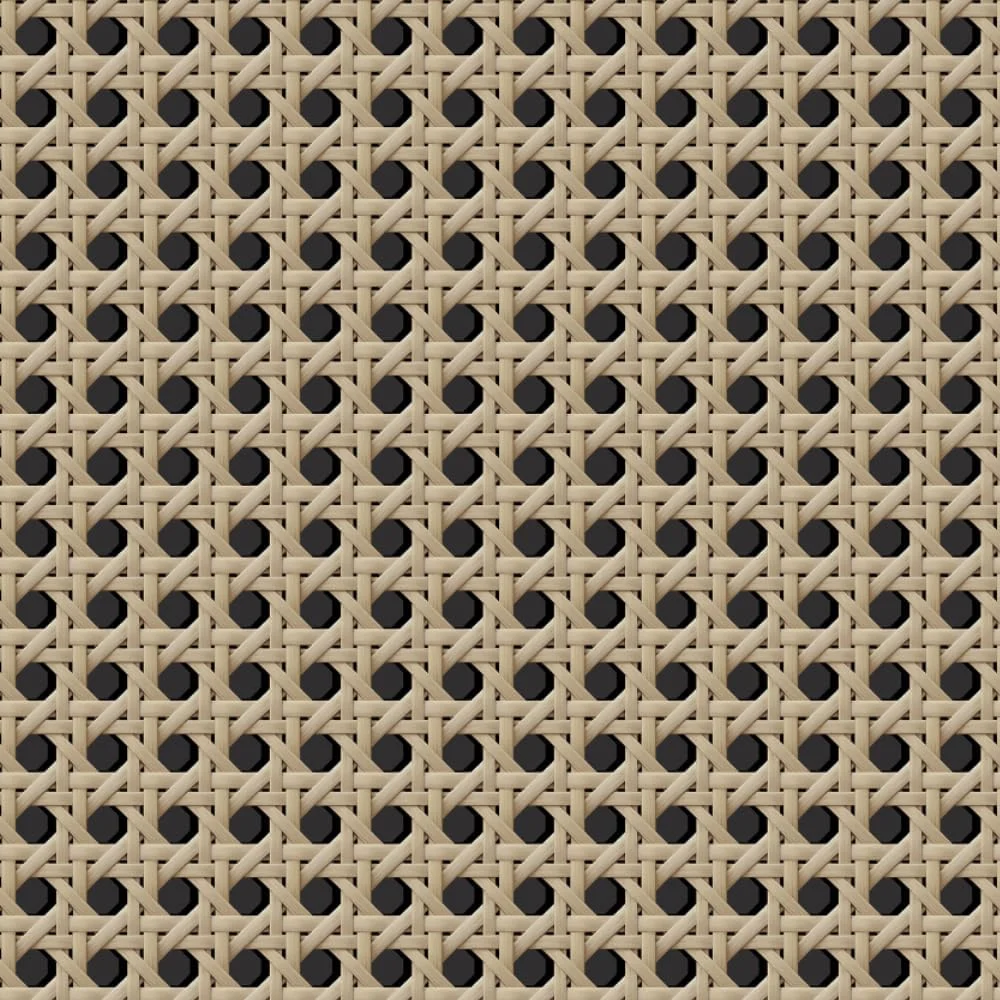 کاغذ دیواری طرح بافت حصیر رتن RANRAN، مناسب برای مبلمان اتاق خواب، دکوراسیون دیوار، قابل جابجایی، 45cm x 3m (1.35 متر مربع در هر رول)