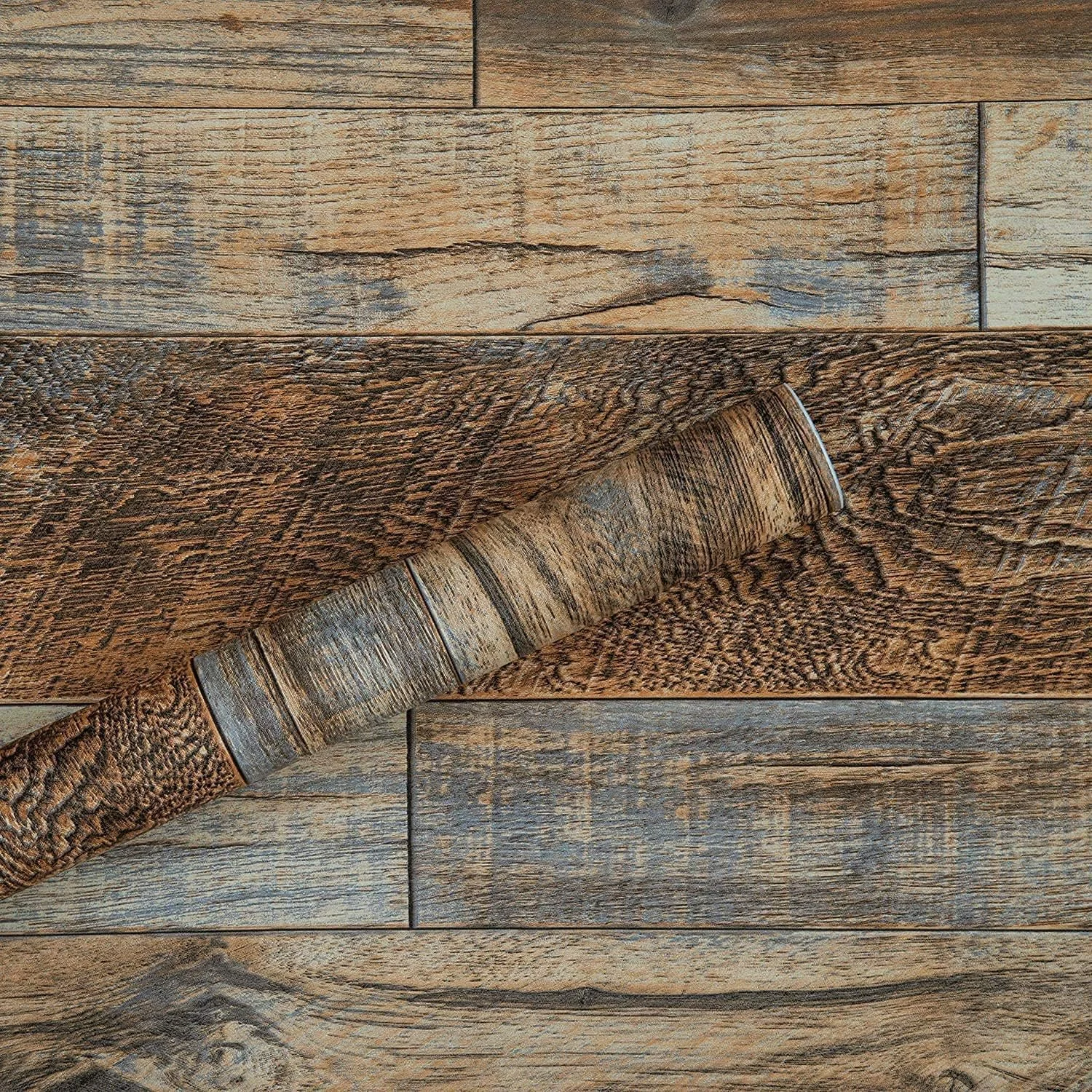 کاغذ دیواری طرح چوب Sagreeny، رول فیلم وینیل دانه چوبی ضد آب با قابلیت چسبندگی خودکار، روکش دیوار مبلمان، دکوراسیون منزل با قابلیت جابجایی آسان، 45 * 600 سانتی متر/رول (قهوه ای روشن)