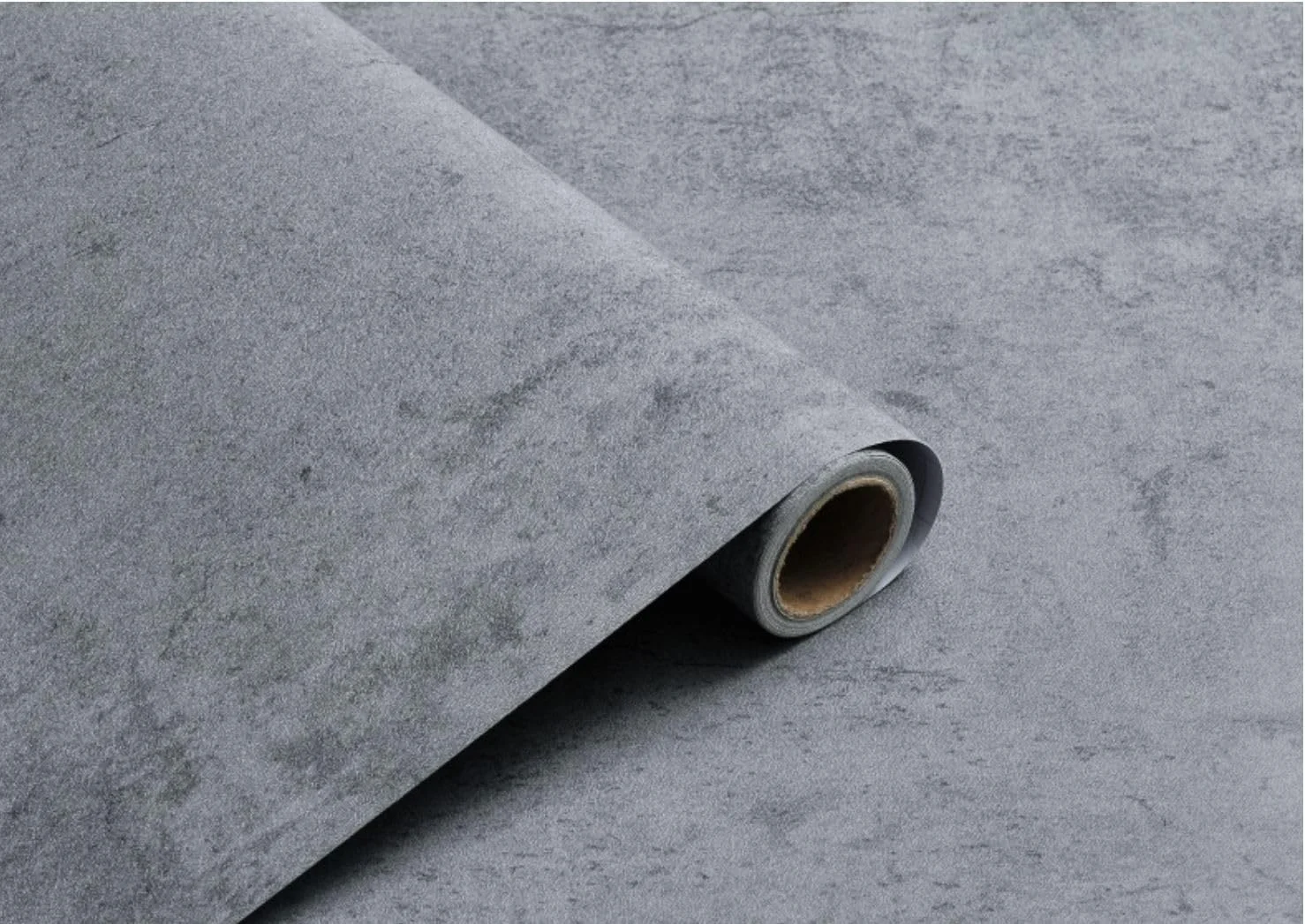 برچسب طرح بتن خاکستری، کاغذ دیواری خود چسب برای کف، دیوار، میز، کانتر آشپزخانه، حمام صنعتی، بافت ضخیم، وینیل تزئینی ضد آب، 40cm x 300cm