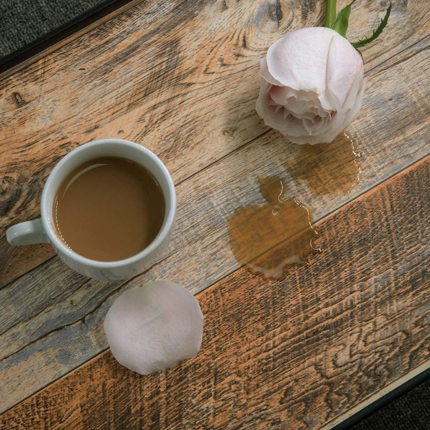 کاغذ دیواری طرح چوب Sagreeny، رول فیلم وینیل دانه چوبی ضد آب با قابلیت چسبندگی خودکار، روکش دیوار مبلمان، دکوراسیون منزل با قابلیت جابجایی آسان، 45 * 600 سانتی متر/رول (قهوه ای روشن)