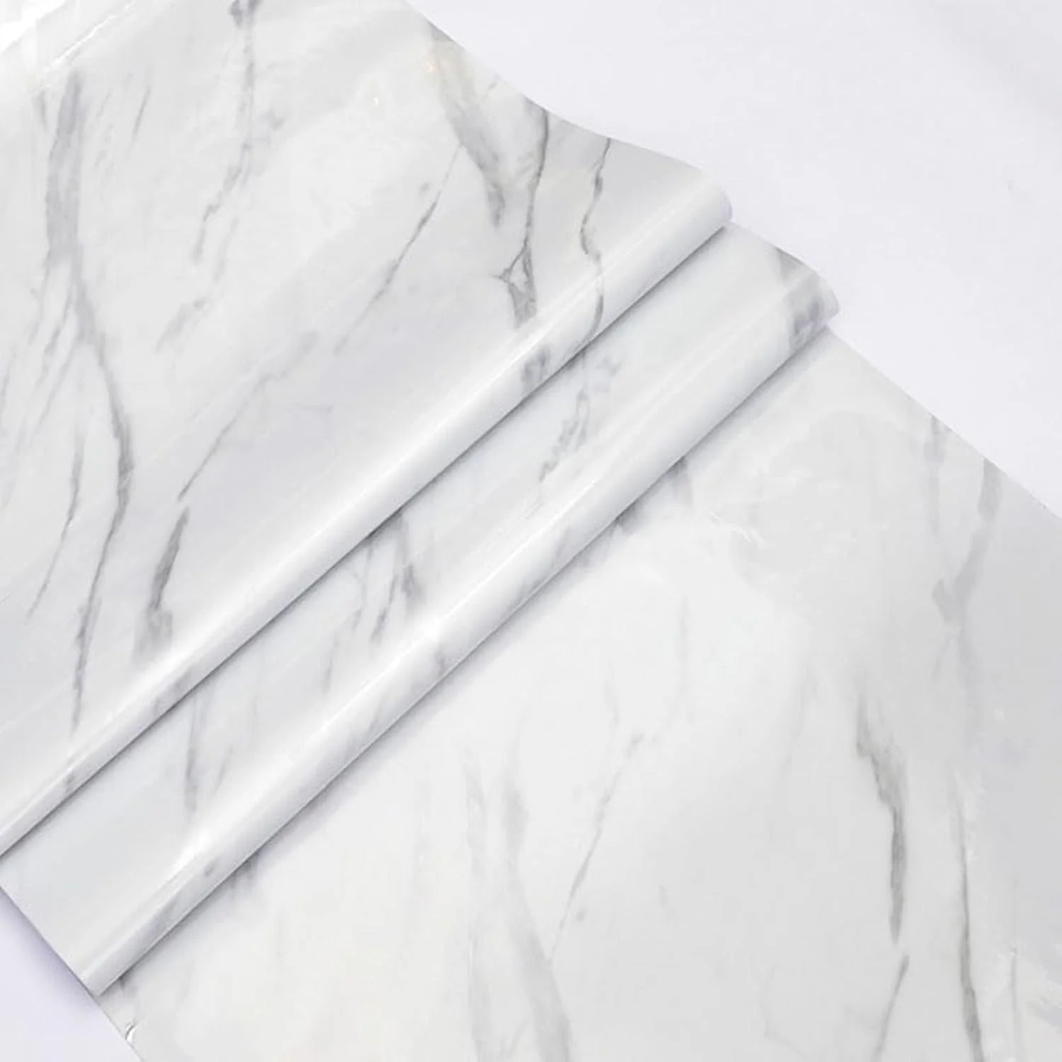 کاغذ دیواری طرح سنگ مرمر خود چسب X spring، کاغذ رولی طرح مرمر، 3 متر در 60 سانتی متر، کاغذ دیواری دکوراتیو قابل جابجایی طرح گرانیت، ضد آب و ضد روغن برای روی کابینت آشپزخانه و مبلمان