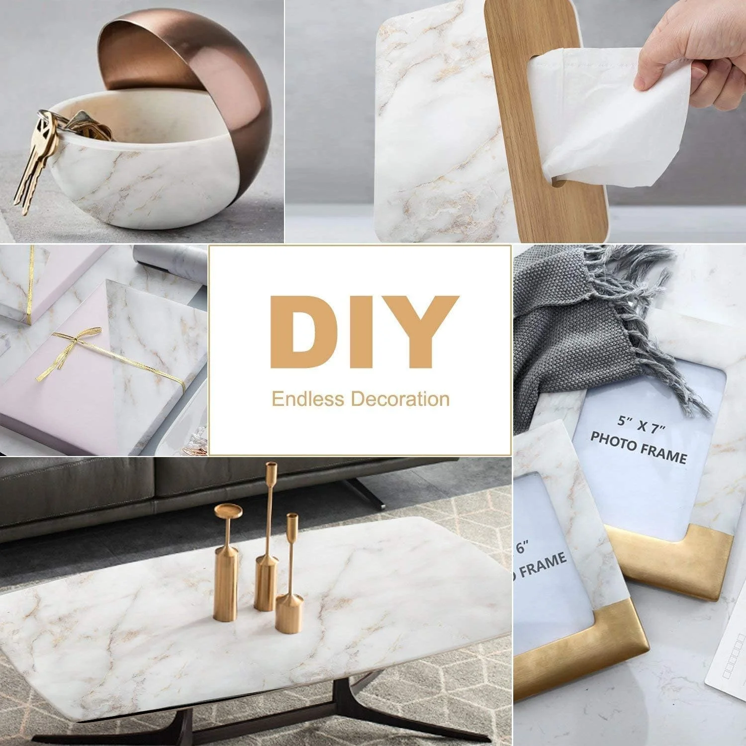 کاغذ دیواری طرح سنگ مرمر خود چسب X spring، کاغذ رولی طرح مرمر، 3 متر در 60 سانتی متر، کاغذ دیواری دکوراتیو قابل جابجایی طرح گرانیت، ضد آب و ضد روغن برای روی کابینت آشپزخانه و مبلمان