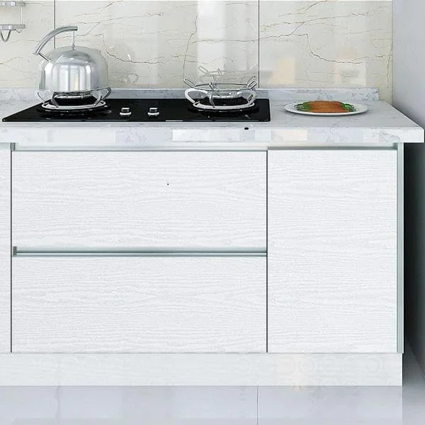 کاغذ دیواری طرح چوب سفید، سایز 40x600 سانتی متر، برچسبی و جدا شدنی، روکش دکوراتیو وینیل برای کابینت، پیشخوان و قفسه