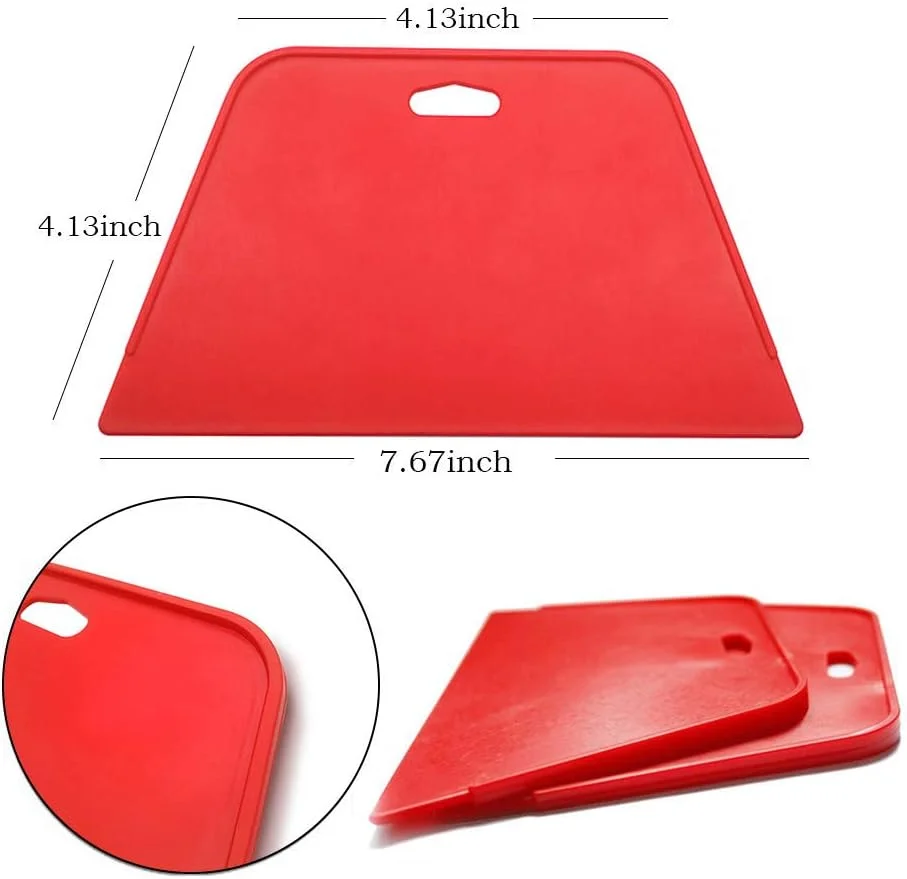 ابزار صاف کننده کاغذ دیواری تیپ تاپ کربن با غلطک درزگیر برای کاغذ چسبی وینیل، 8 عدد در بسته