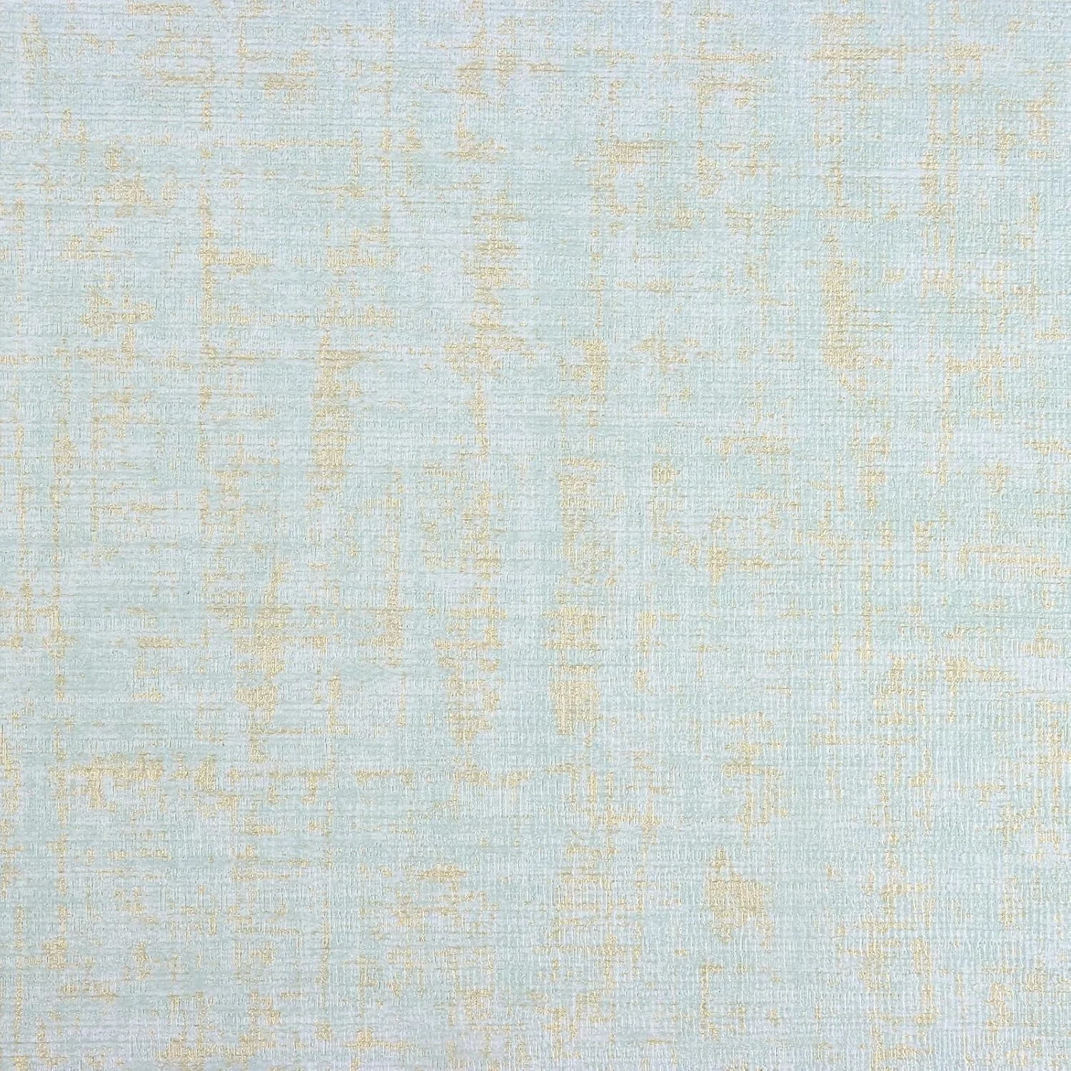 کاغذ دیواری طرح پارچه چمن VEELIKE، آبی روشن با بافت طلایی، برچسب جداشدنی، 40cmx300cm، خود چسب، وینیل ضخیم برای پوشش دیوار و مبلمان