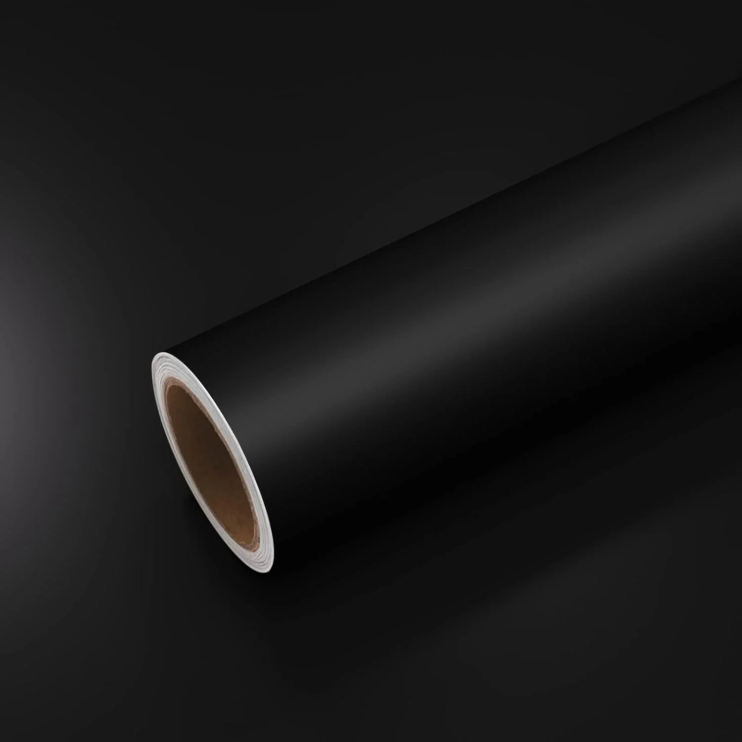 کاغذ دیواری مشکی مات VEELIKE، عرض 40 سانتیمتر، طول 3 متر - پوشش خودچسب ضخیم و قابل جابجایی برای دیوار، کابینت، قفسه، ضد آب، رول کاغذ دیواری وینیل برای مبلمان اتاق خواب و میز