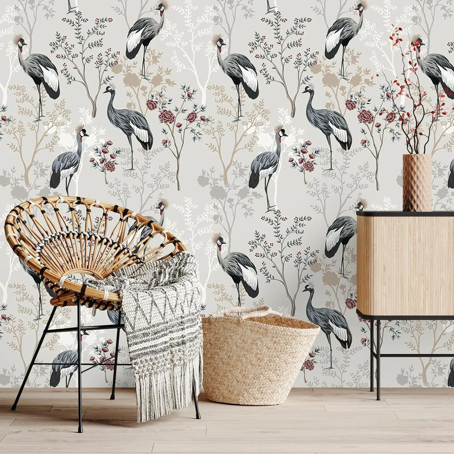 کاغذ دیواری ضد آب طرح گل چسبی VEELIKE - کاغذ دیواری طرح گل زیبا با قابلیت چسبندگی خودکار برای دکوراسیون منزل، اتاق خواب، حمام، نصب و تمیز کردن آسان، 44.5 سانتی متر × 300 سانتی متر کاغذ دیواری ضد آب طرح گل چسبی VEELIKE - کاغذ دیواری طرح گل زیبا با قابلیت چسبندگی خودکار برای دکوراسیون منزل، اتاق خواب، حمام، نصب و تمیز کردن آسان، 44.5 سانتی متر × 300 سانتی متر