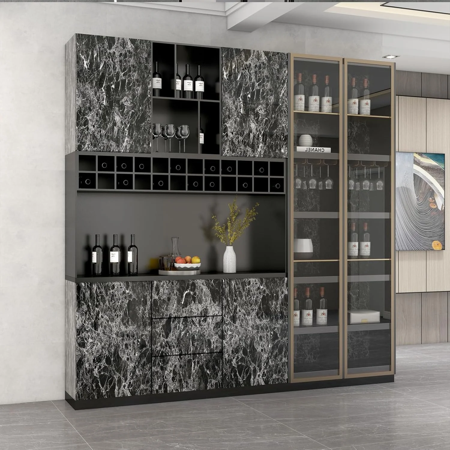 برچسب طرح سنگ مرمر خاکستری، 40 در 200 سانتی متر، کاغذ دیواری خود چسب جدا شدنی ضد آب برای پیشخوان حمام کابینت آشپزخانه برچسب طرح سنگ مرمر خاکستری، 40 در 200 سانتی متر، کاغذ دیواری خود چسب جدا شدنی ضد آب برای پیشخوان حمام کابینت آشپزخانه