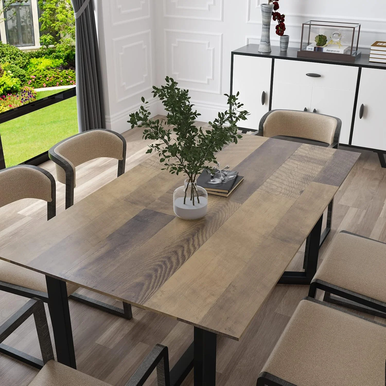 کاغذ دیواری خود چسب طرح چوب با بافت واقعی، پوشش دیوار PVC ضخیم و مقاوم برای حمام، میز و مبلمان (30cm X 200cm) کاغذ دیواری خود چسب طرح چوب با بافت واقعی، پوشش دیوار PVC ضخیم و مقاوم برای حمام، میز و مبلمان (30cm X 200cm)