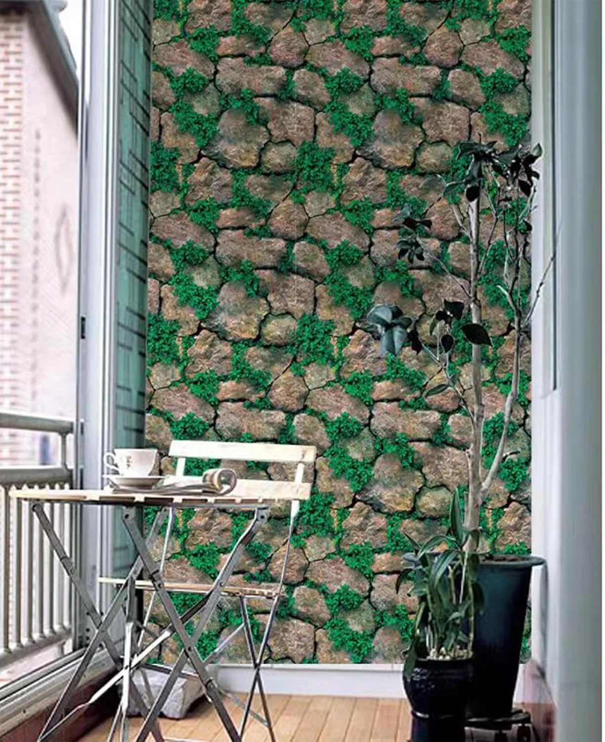 کاغذ دیواری طرح آجر سنگی چسبی یانکورپ، مناسب برای شومینه، دیوار آشپزخانه، روکش وینیل طرح آجر کاغذ دیواری طرح آجر سنگی چسبی یانکورپ، مناسب برای شومینه، دیوار آشپزخانه، روکش وینیل طرح آجر