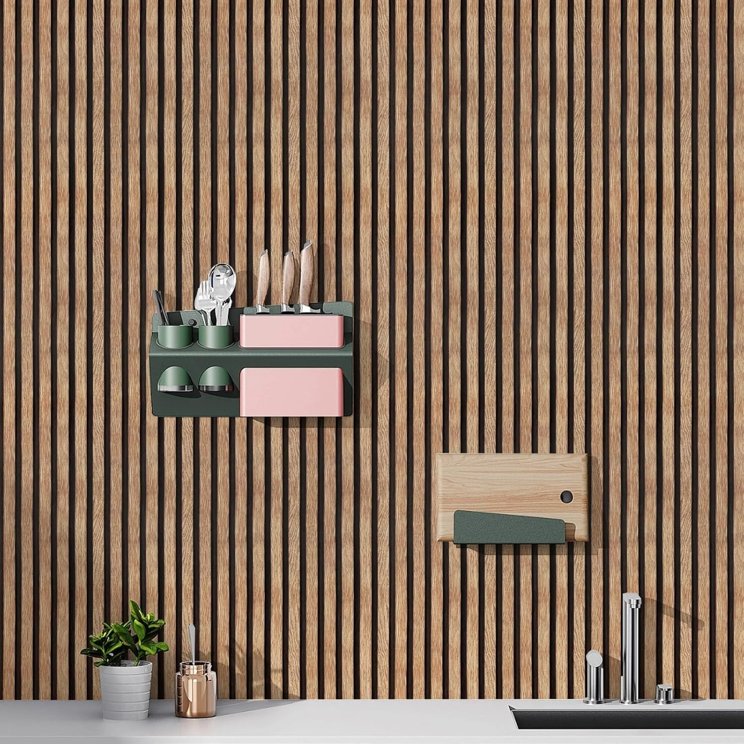 کاغذ دیواری چوبی خودچسب Yun-aeon طرح چوب طبیعی - 44cm x 305cm، ضد آب و قابل جابجایی، مناسب برای دکوراسیون دیوار اتاق خواب