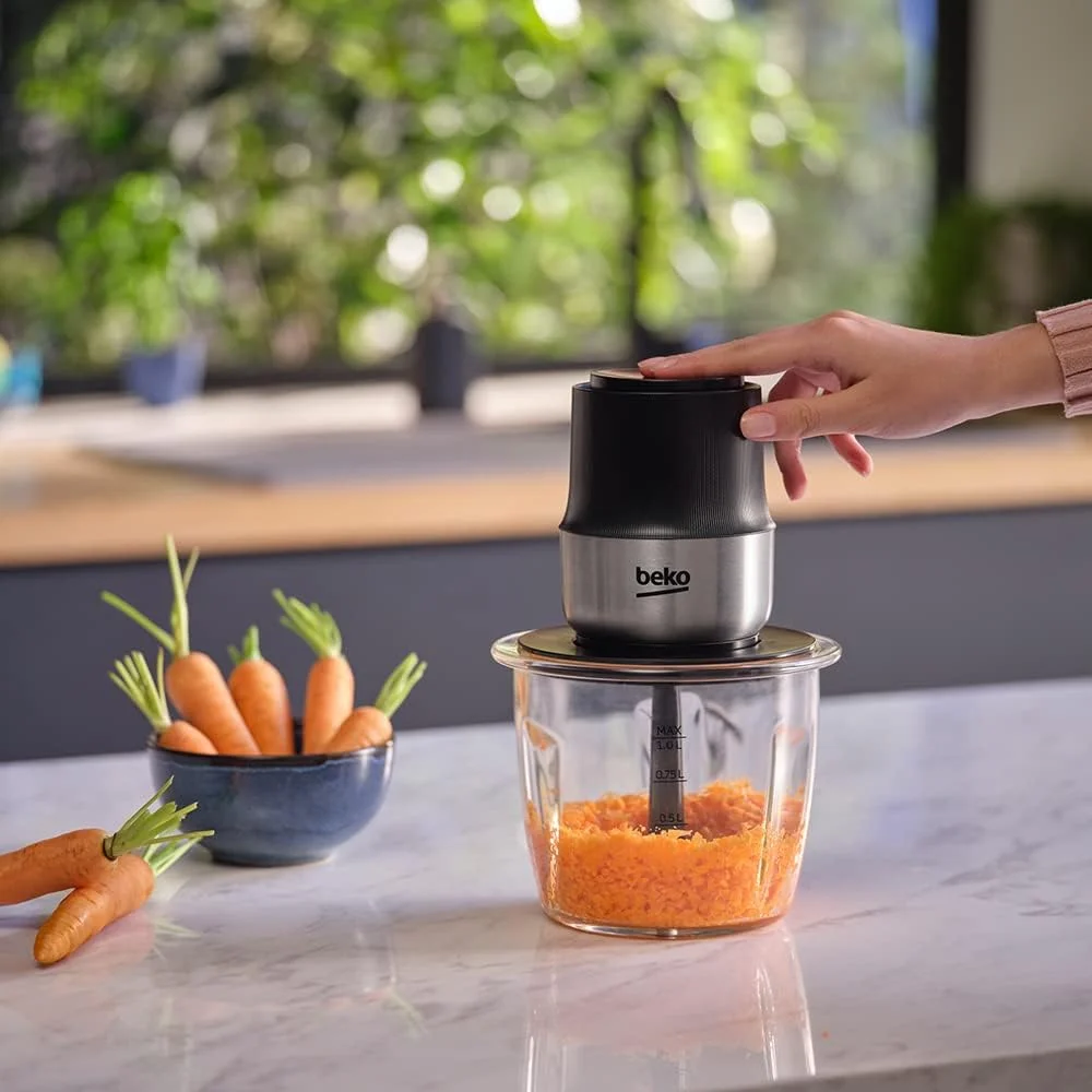 خردکن غذای بکو مدل CHG 81442 BX، موتور 400 وات، کاسه شیشه ای 1000 میلی لیتری، بدنه استیل ضد زنگ، 2 تنظیم سرعت، 2 تیغه استیل خردکن غذای بکو مدل CHG 81442 BX، موتور 400 وات، کاسه شیشه ای 1000 میلی لیتری، بدنه استیل ضد زنگ، 2 تنظیم سرعت، 2 تیغه استیل