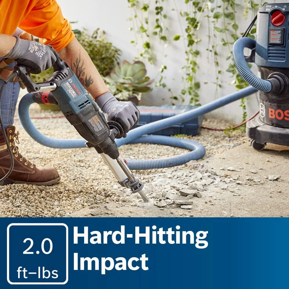 چکش تخریب بتن بوش مدل 11255VSR بولداگ اکستریم 8 آمپر 1 اینچ SDS-Plus با سرعت متغیر