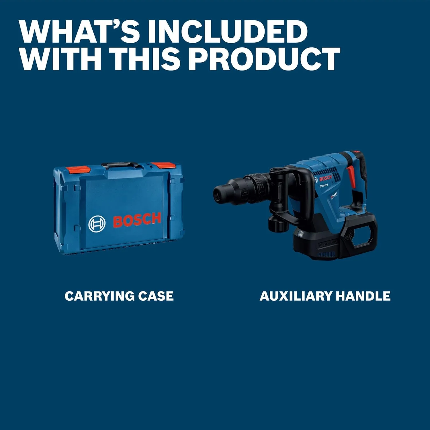 چکش تخریب بوش GSH18V-5L SDS-max - قدرتمند، سبک و همه کاره برای کاربردهای قلم کاری با کنترل لرزش