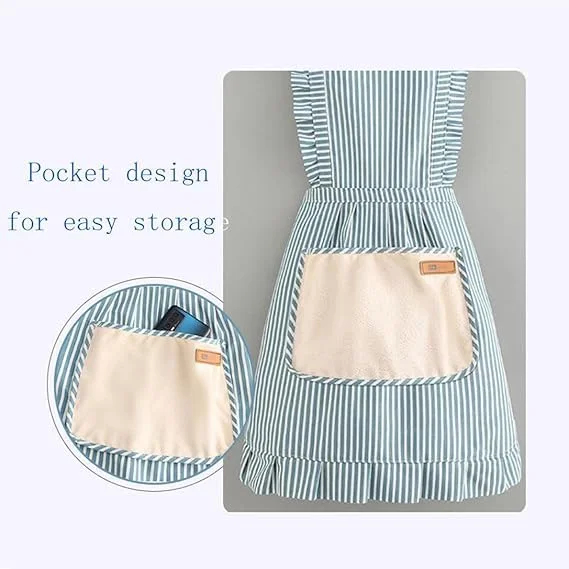 پیشبند آشپزی نخی برای آقایان و بانوان، پیشبند قابل تنظیم با بندهای پهن شانه، 1 جیب بزرگ، نرم و جاذب، ایده آل برای آشپزی، پخت، کباب کردن، کارهای دستی، کارهای خانه - قابل شستشو در ماشین لباسشویی پیشبند آشپزی نخی برای آقایان و بانوان، پیشبند قابل تنظیم با بندهای پهن شانه، 1 جیب بزرگ، نرم و جاذب، ایده آل برای آشپزی، پخت، کباب کردن، کارهای دستی، کارهای خانه - قابل شستشو در ماشین لباسشویی