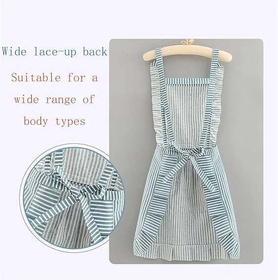 پیشبند آشپزی نخی برای آقایان و بانوان، پیشبند قابل تنظیم با بندهای پهن شانه، 1 جیب بزرگ، نرم و جاذب، ایده آل برای آشپزی، پخت، کباب کردن، کارهای دستی، کارهای خانه - قابل شستشو در ماشین لباسشویی پیشبند آشپزی نخی برای آقایان و بانوان، پیشبند قابل تنظیم با بندهای پهن شانه، 1 جیب بزرگ، نرم و جاذب، ایده آل برای آشپزی، پخت، کباب کردن، کارهای دستی، کارهای خانه - قابل شستشو در ماشین لباسشویی