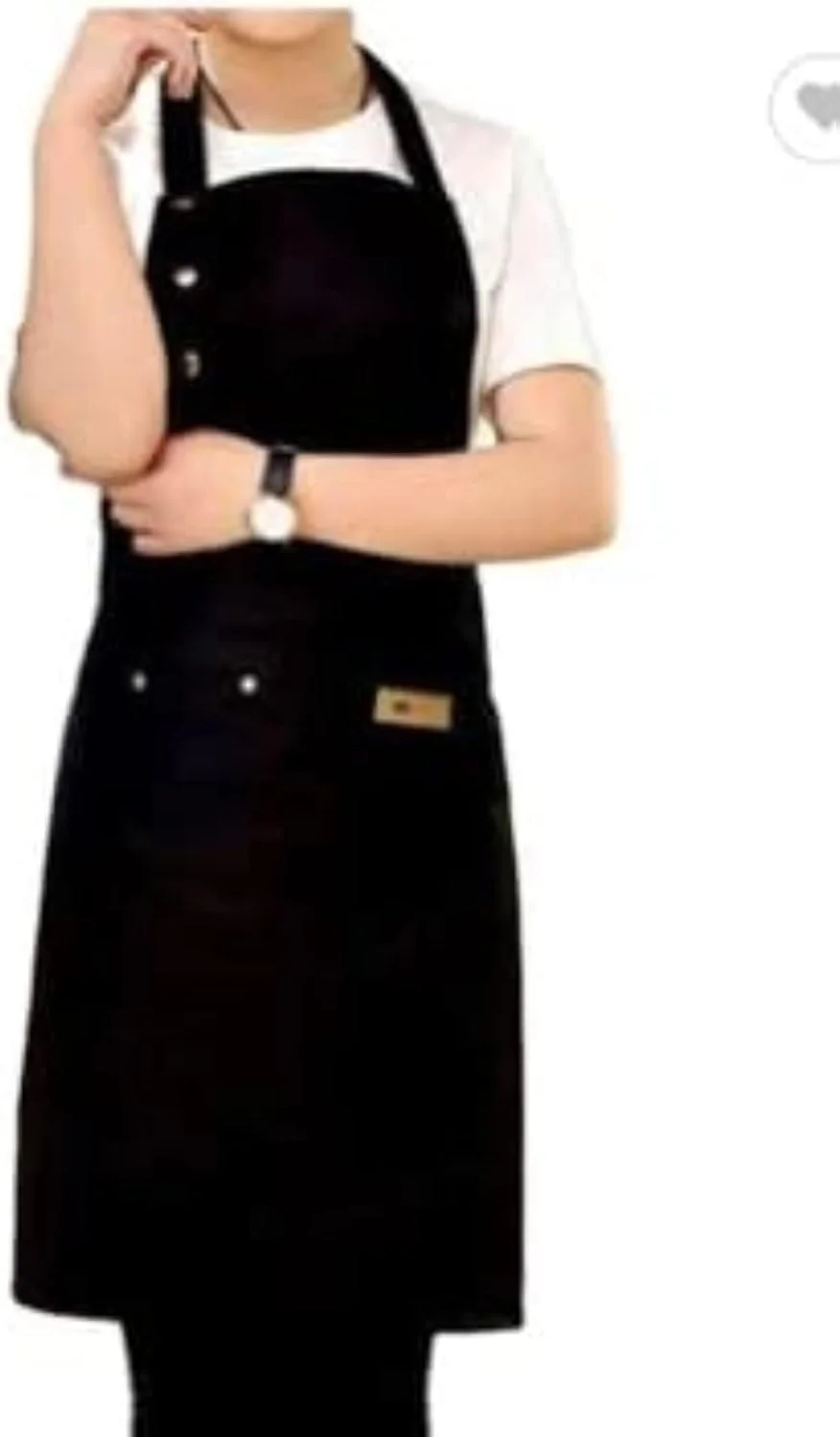 پیش بند آشپزی قابل تنظیم ضد آب نرم پنبه ای و کتانی با جیب مناسب برای رستوران، کافی شاپ و باریستا (مشکی) - مناسب آقایان و بانوان پیش بند آشپزی قابل تنظیم ضد آب نرم پنبه ای و کتانی با جیب مناسب برای رستوران، کافی شاپ و باریستا (مشکی) - مناسب آقایان و بانوان