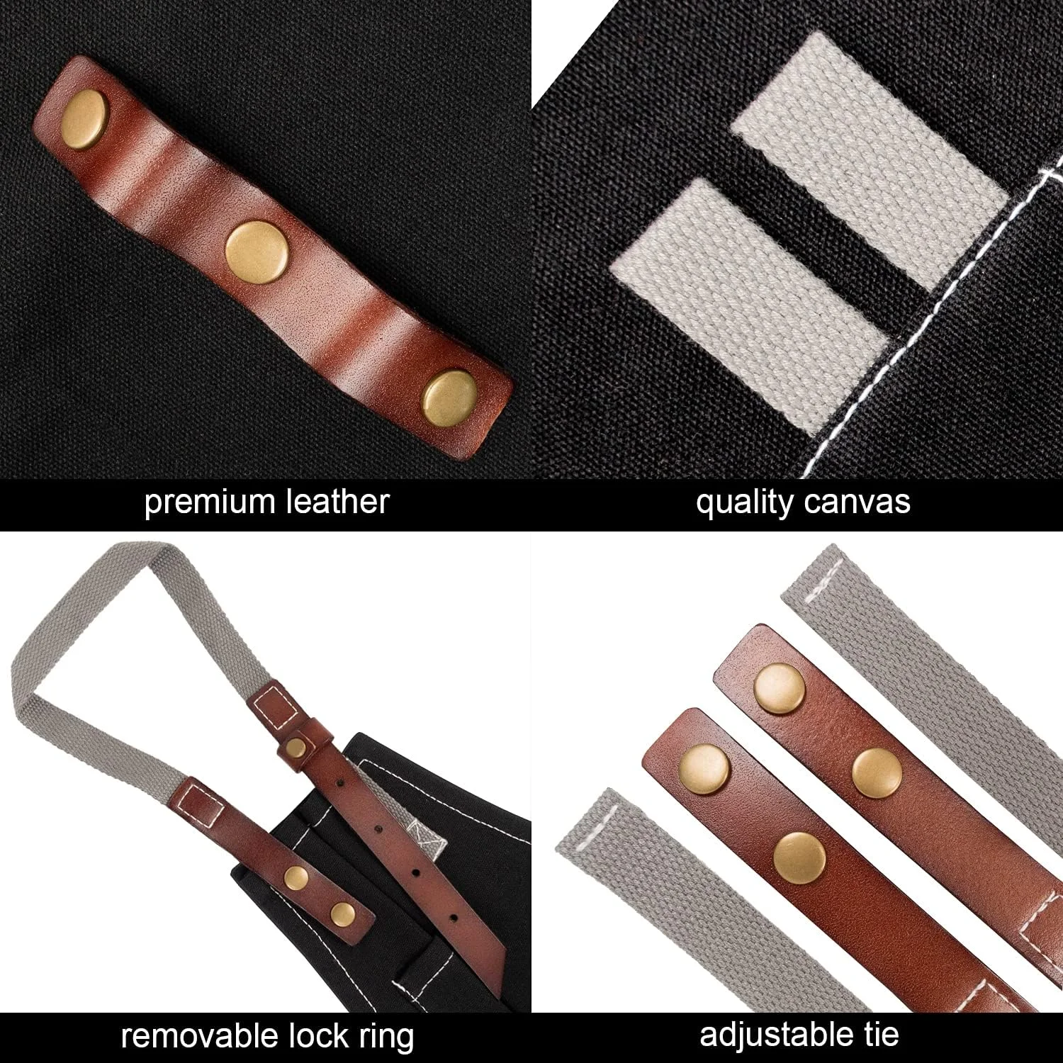 پیشبند کار چرمی کرباسی Ablieve - پیشبند کارگاهی چند منظوره با جیب، پیشبند کار قابل تنظیم آشپزی برای مردان و زنان، ایده های هدیه کار با چوب پیشبند کار چرمی کرباسی Ablieve - پیشبند کارگاهی چند منظوره با جیب، پیشبند کار قابل تنظیم آشپزی برای مردان و زنان، ایده های هدیه کار با چوب