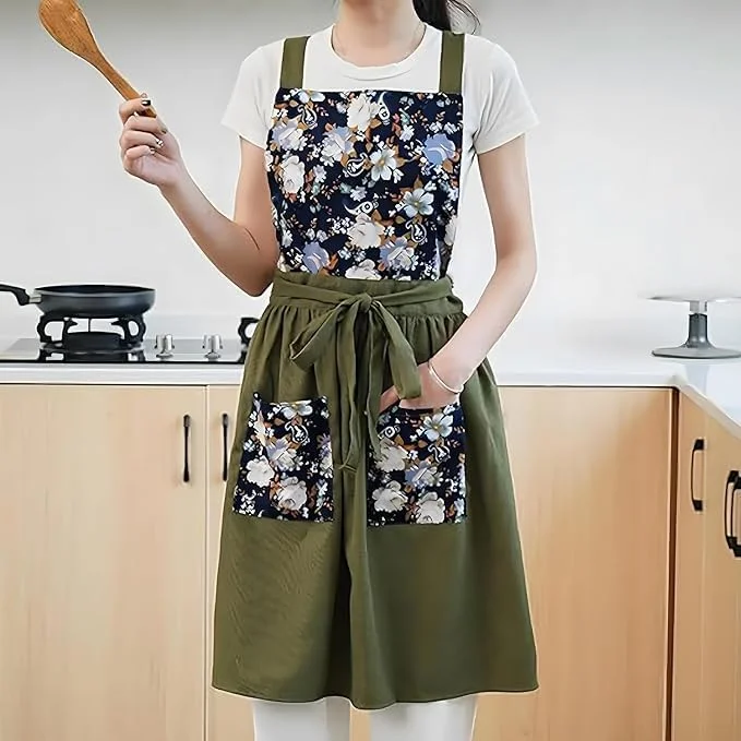 پیش بند زنانه با جیب، پیش بند آشپزی گلدار زیبا با حالت طبیعی لباس، پیش بند قدیمی نقاشی با پارچه ظریف، لباس پیشبند برای آشپزی، پخت، باغبانی، یک سایز پیش بند زنانه با جیب، پیش بند آشپزی گلدار زیبا با حالت طبیعی لباس، پیش بند قدیمی نقاشی با پارچه ظریف، لباس پیشبند برای آشپزی، پخت، باغبانی، یک سایز