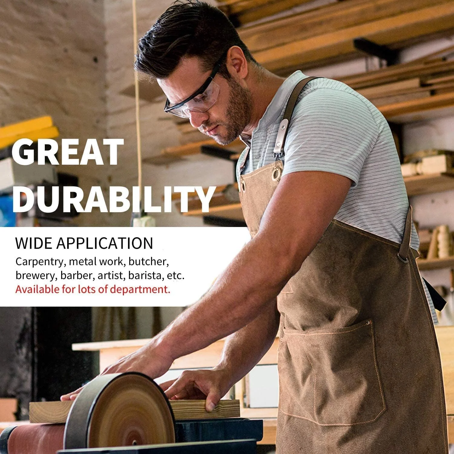 پیشبند آشپزخانه بوم نقاشی عربست، قابل تنظیم، مدل ضربدری با 3 جیب، مناسب برای آقایان و بانوان پیشبند آشپزخانه بوم نقاشی عربست، قابل تنظیم، مدل ضربدری با 3 جیب، مناسب برای آقایان و بانوان