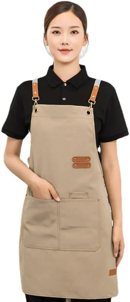 پیش بند آشپزی Beauenty، پیش بند ضربدری کتان با جیب های بزرگ برای زنان و مردان، پیش بند آشپزی قابل تنظیم و بادوام، پیش بند کار ضد آب برای آشپزی، پخت و باغبانی پیش بند آشپزی Beauenty، پیش بند ضربدری کتان با جیب های بزرگ برای زنان و مردان، پیش بند آشپزی قابل تنظیم و بادوام، پیش بند کار ضد آب برای آشپزی، پخت و باغبانی