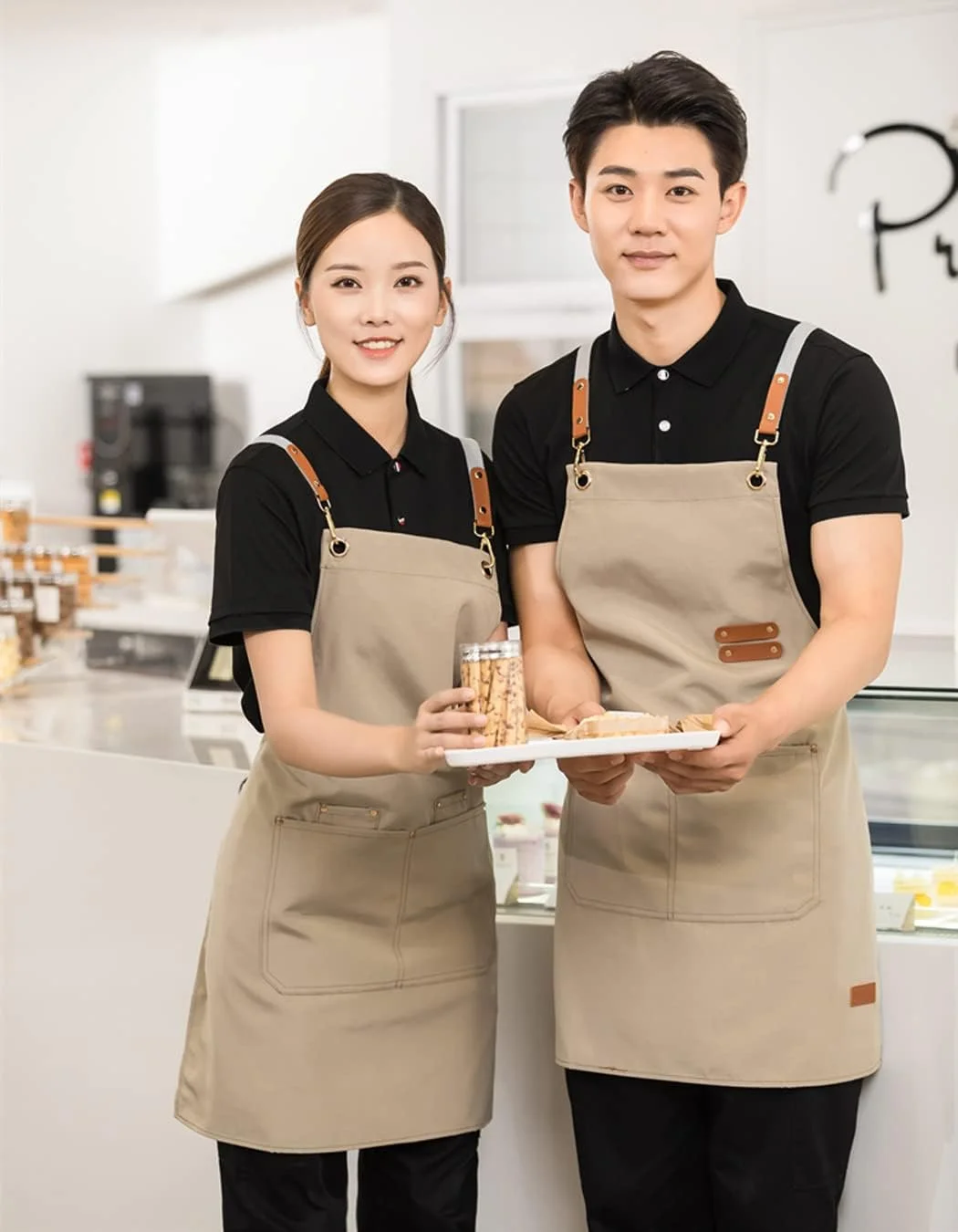 پیش بند آشپزی Beauenty، پیش بند ضربدری کتان با جیب های بزرگ برای زنان و مردان، پیش بند آشپزی قابل تنظیم و بادوام، پیش بند کار ضد آب برای آشپزی، پخت و باغبانی پیش بند آشپزی Beauenty، پیش بند ضربدری کتان با جیب های بزرگ برای زنان و مردان، پیش بند آشپزی قابل تنظیم و بادوام، پیش بند کار ضد آب برای آشپزی، پخت و باغبانی