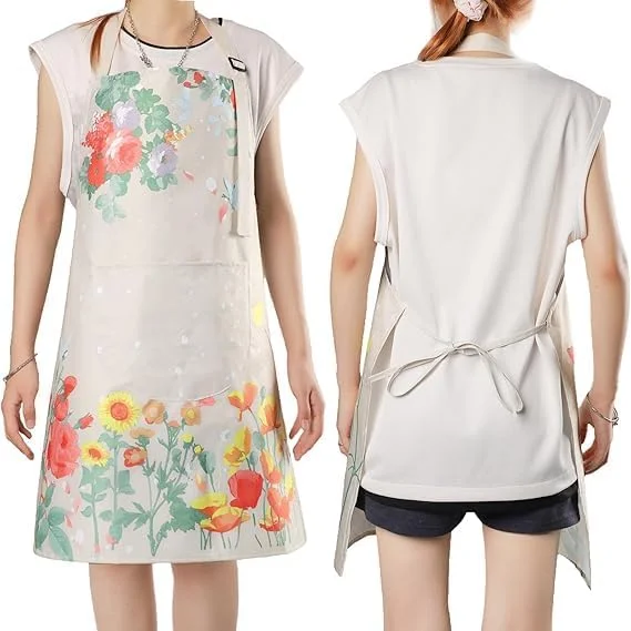 پیشبند آشپزی آزونه، 2 عدد پیشبند با جیب، پیشبند ضد آب گلدار با بند گردن قابل تنظیم برای زنان، پیشبند آشپزی برای زنان، پیشبند آشپزخانه، پیشبند برای پخت و پز پیشبند آشپزی آزونه، 2 عدد پیشبند با جیب، پیشبند ضد آب گلدار با بند گردن قابل تنظیم برای زنان، پیشبند آشپزی برای زنان، پیشبند آشپزخانه، پیشبند برای پخت و پز