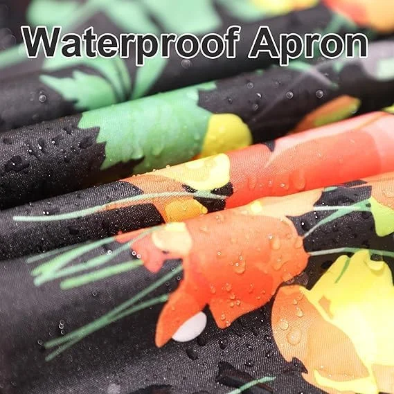 پیشبند آشپزی آزونه، 2 عدد پیشبند با جیب، پیشبند ضد آب گلدار با بند گردن قابل تنظیم برای زنان، پیشبند آشپزی برای زنان، پیشبند آشپزخانه، پیشبند برای پخت و پز پیشبند آشپزی آزونه، 2 عدد پیشبند با جیب، پیشبند ضد آب گلدار با بند گردن قابل تنظیم برای زنان، پیشبند آشپزی برای زنان، پیشبند آشپزخانه، پیشبند برای پخت و پز