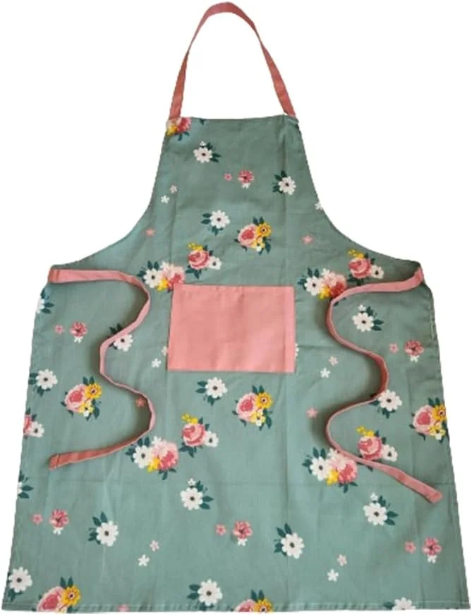 پیش بند آشپزخانه BYFT Orchard طرح گلدار - سبز و صورتی، تک سایز پیش بند آشپزخانه BYFT Orchard طرح گلدار - سبز و صورتی، تک سایز