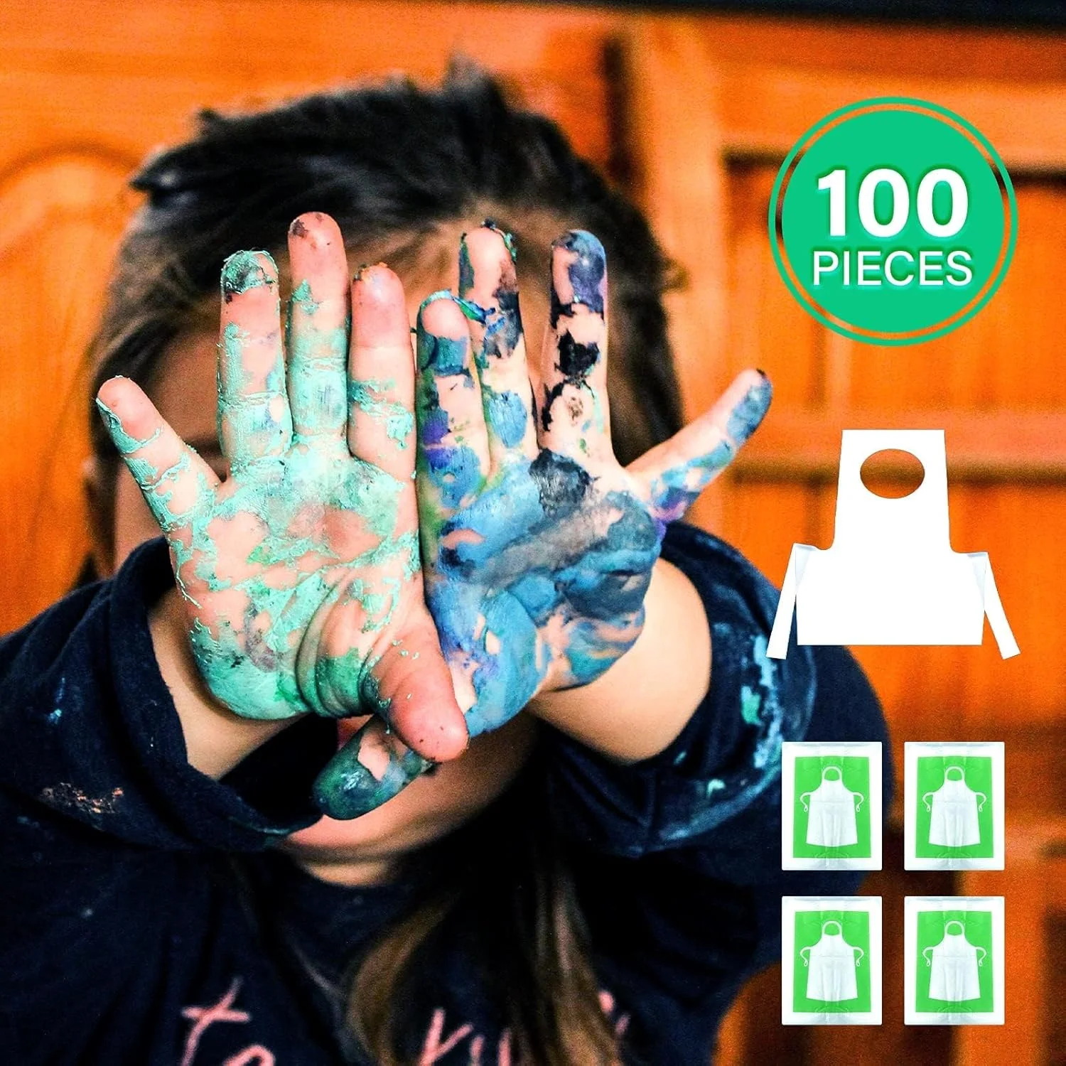 پیشبند یکبار مصرف شفاف ضد آب BIGTHREE، 100 عددی، پیشبند یکبار مصرف ضد آب و ضد روغن، پیشبند هنرمند کودک مناسب برای آشپزخانه، کلاس درس، رویدادهای اجتماعی، مهمانی، صنایع دستی و نقاشی هنری پیشبند یکبار مصرف شفاف ضد آب BIGTHREE، 100 عددی، پیشبند یکبار مصرف ضد آب و ضد روغن، پیشبند هنرمند کودک مناسب برای آشپزخانه، کلاس درس، رویدادهای اجتماعی، مهمانی، صنایع دستی و نقاشی هنری