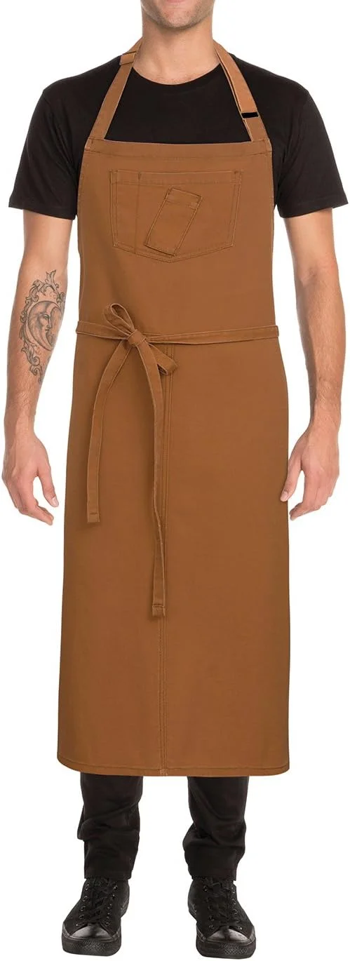 پیشبند آشپزی یکسره Chef Works Rockford، جوز هندی، سایز آزاد پیشبند آشپزی یکسره Chef Works Rockford، جوز هندی، سایز آزاد