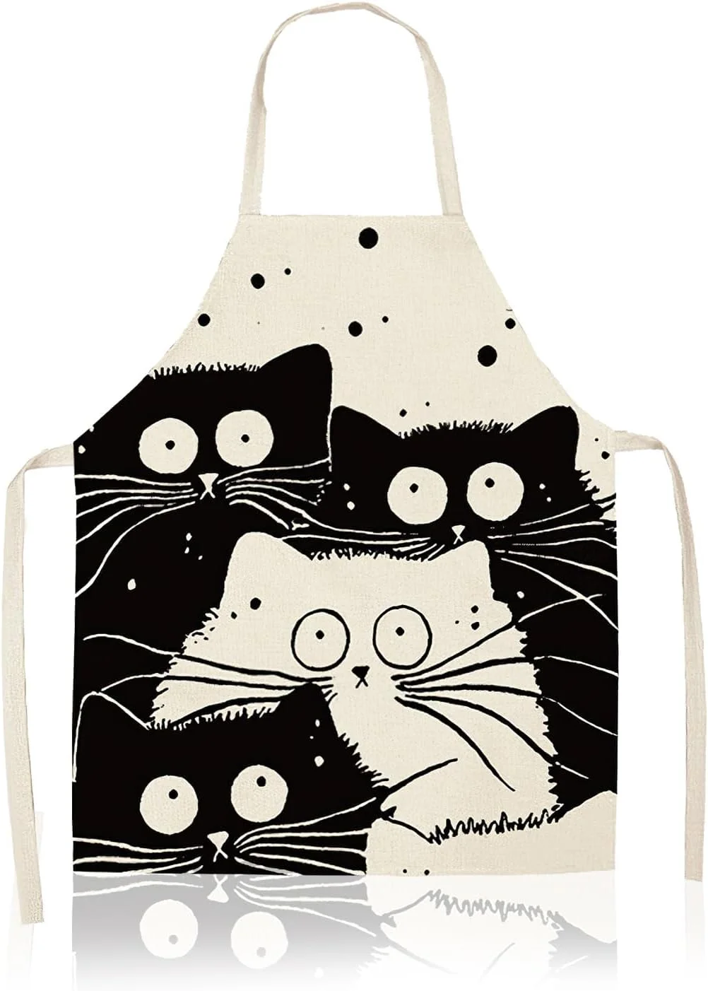 پیش بند گربه ای زیبا برای زنان و مردان - پیش بند آشپزی و شیرینی پزی کاوایی با جیب، پیش بند آشپز قابل تنظیم برای آشپزخانه، طرح گربه، 55 سانتی متر در 68 سانتی متر پیش بند گربه ای زیبا برای زنان و مردان - پیش بند آشپزی و شیرینی پزی کاوایی با جیب، پیش بند آشپز قابل تنظیم برای آشپزخانه، طرح گربه، 55 سانتی متر در 68 سانتی متر