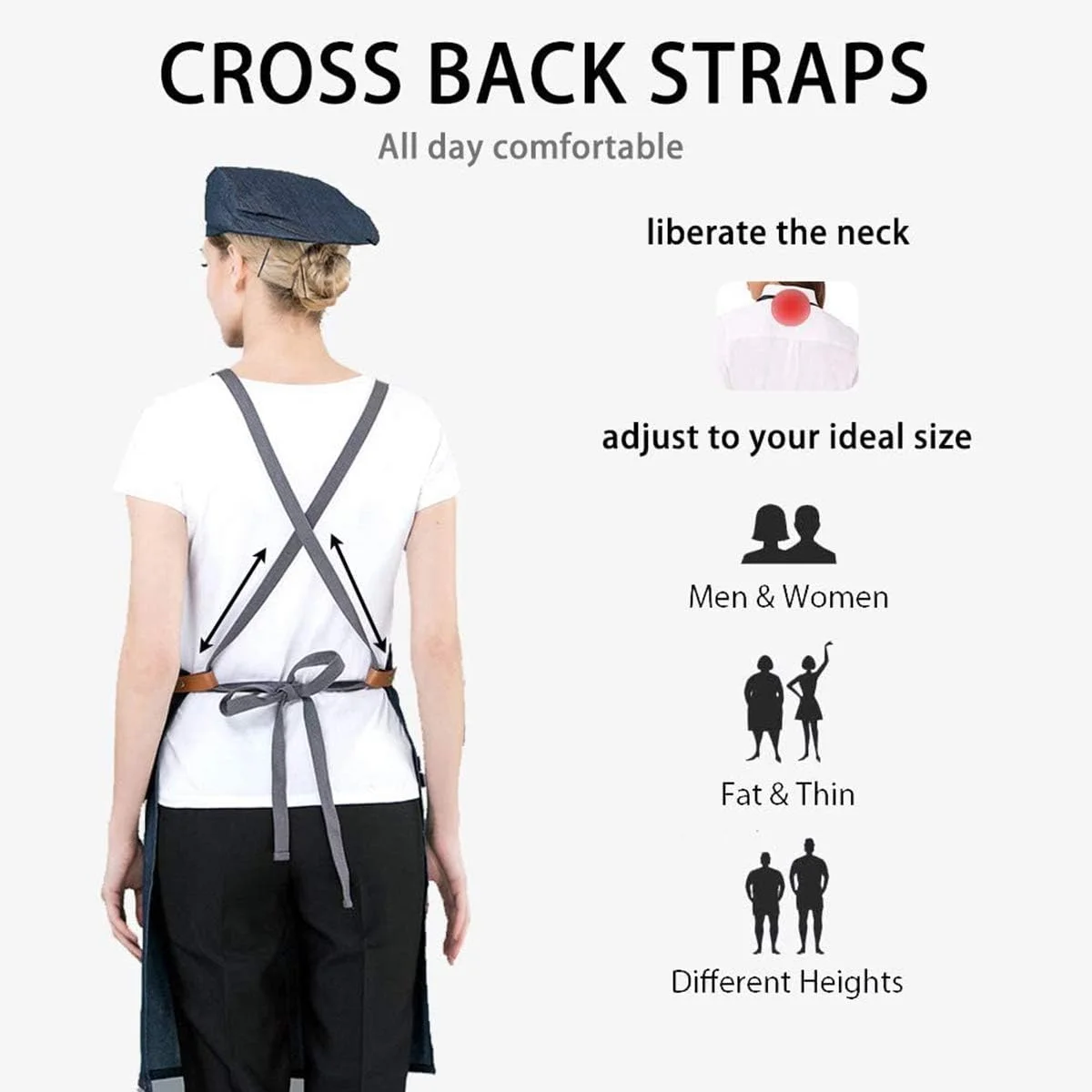 پیش بند آشپزی بوم پنبه ای DELFINO مناسب برای آشپز، آرایشگر، کارگاه، پخت و پز، با بند ضربدری در پشت، دارای جیب، برای زنان و مردان (خاکی) هدیه برای تولد، روز ولنتاین، روز شکرگزاری، کریسمس پیش بند آشپزی بوم پنبه ای DELFINO مناسب برای آشپز، آرایشگر، کارگاه، پخت و پز، با بند ضربدری در پشت، دارای جیب، برای زنان و مردان (خاکی) هدیه برای تولد، روز ولنتاین، روز شکرگزاری، کریسمس