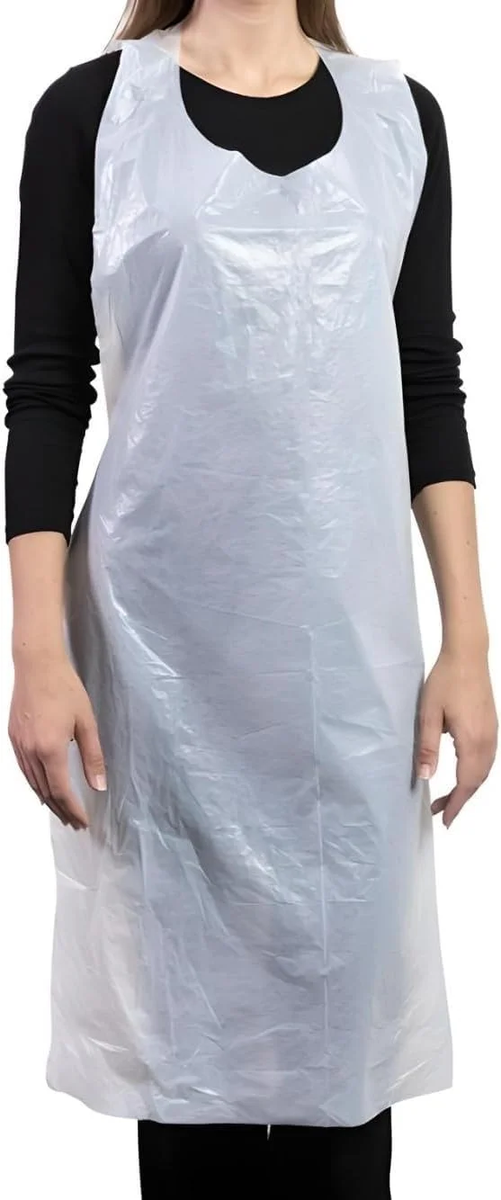 100 عدد پیش بند یکبار مصرف برای بزرگسالان، پیش بند ضد آب و ضد روغن برای آشپزی، نقاشی، کاردستی و موارد دیگر 100 عدد پیش بند یکبار مصرف برای بزرگسالان، پیش بند ضد آب و ضد روغن برای آشپزی، نقاشی، کاردستی و موارد دیگر