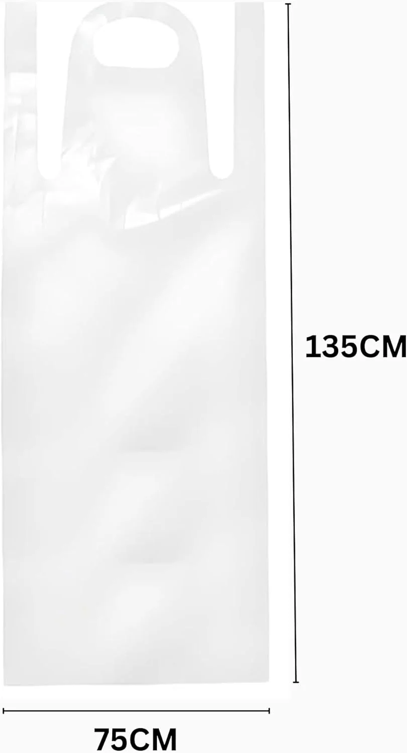 100 عدد پیش بند یکبار مصرف برای بزرگسالان، پیش بند ضد آب و ضد روغن برای آشپزی، نقاشی، کاردستی و موارد دیگر 100 عدد پیش بند یکبار مصرف برای بزرگسالان، پیش بند ضد آب و ضد روغن برای آشپزی، نقاشی، کاردستی و موارد دیگر