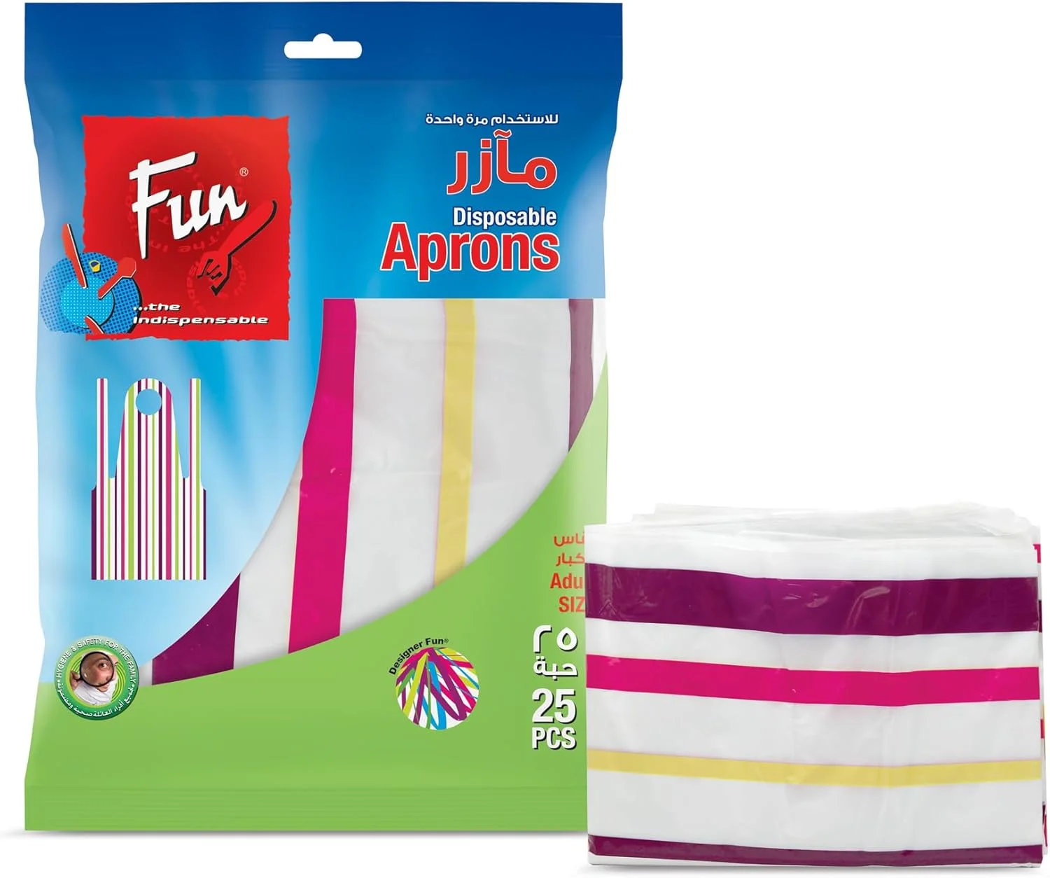 پیش بند یکبار مصرف طرح دار و سرگرم کننده - مناسب بزرگسالان - بسته 25 عددی پیش بند یکبار مصرف طرح دار و سرگرم کننده - مناسب بزرگسالان - بسته 25 عددی