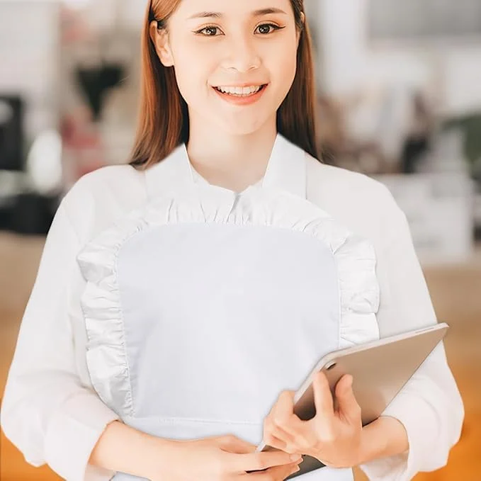 پیشبند خدمتکار توری دار، پیشبند سفید گارسون، پیشبند آشپزخانه، پیشبندهای زیبا برای زنان (1 عدد) پیشبند خدمتکار توری دار، پیشبند سفید گارسون، پیشبند آشپزخانه، پیشبندهای زیبا برای زنان (1 عدد)